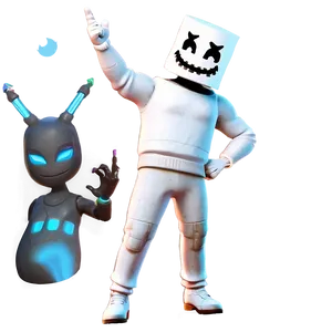 Fortnite Marshmello Victory Pose Png 06252024 PNG Image