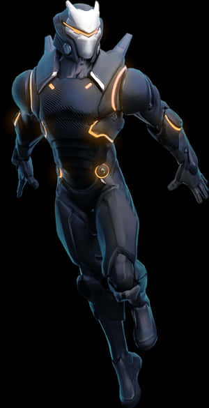 Fortnite Omega Skin Full Body PNG image with transparent background