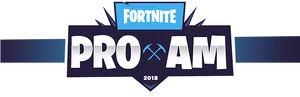 Fortnite Pro Am2018 Logo PNG Image