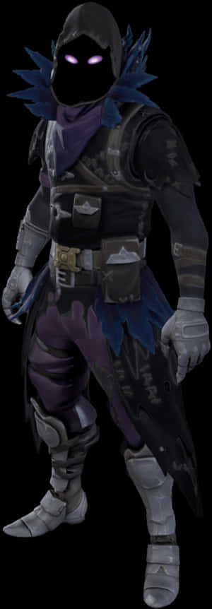 Fortnite Raven Skin Character PNG image with transparent background