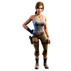 Fortnite Seasonal Lara Croft Png Gii26 PNG Image