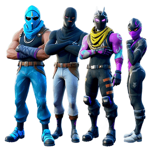 Fortnite Skins Collection PNG gxj1 PNG image with transparent background