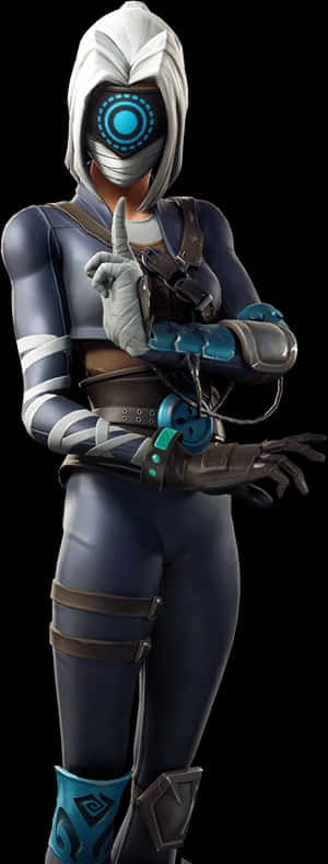 Fortnite_ Teknique_ Skin_ Pose PNG image with transparent background