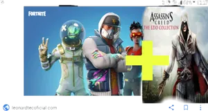 Fortniteand Assassins Creed Crossover Concept PNG Image