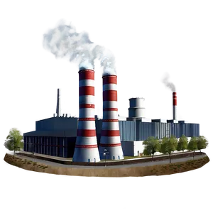 Fossil Fuel Power Plant Png 5 PNG Image