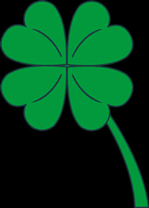 Four Leaf Clover Graphic PNG