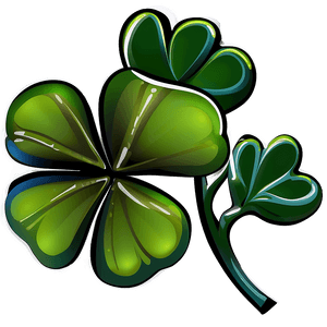 Four Leaf Clover Graphic PNG 05252024 PNG
