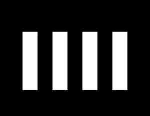 Four Vertical Bars Black Background PNG image with transparent background