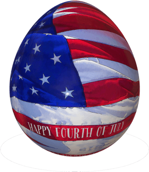 Fourthof July Celebration Sphere PNG image with transparent background