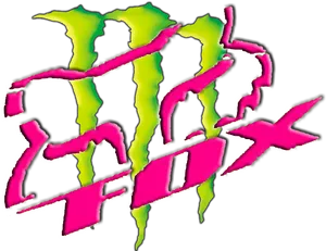 Fox Racing Logo Distorted Colors PNG Image