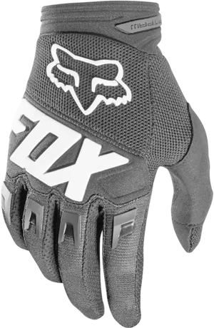 Fox Racing Motocross Glove PNG Image