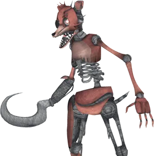 Foxythe Pirate Animatronic PNG Image