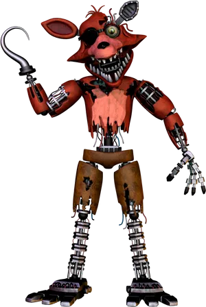 Foxythe Pirate Animatronic PNG Image