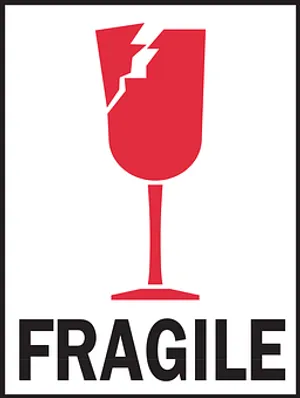 Fragile Glass Icon PNG Image