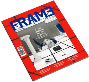 Frame Magazine Cover Design PNG Image