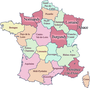 Regions Of France Map - Presidential Election France 2017, HD Png Download PNG image with transparent background