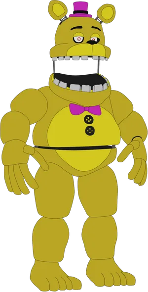 Fredbear_ Animated_ Character PNG Image