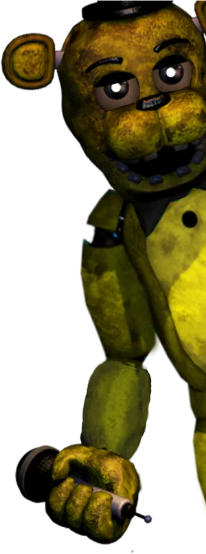 Fredbear Animatronic Character PNG Image