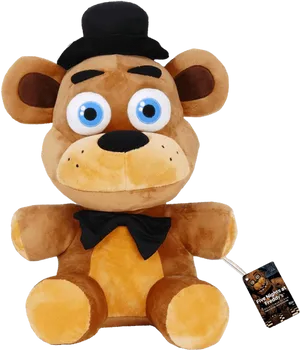 Freddy Fazbear Plush Toy PNG Image