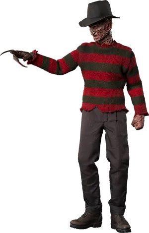 Freddy Krueger Standing Pose PNG Image