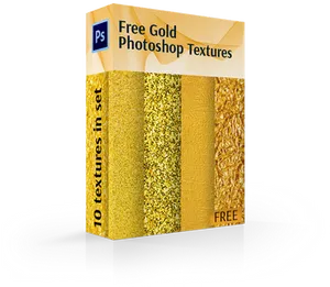 Free Gold Photoshop Textures Pack PNG Image