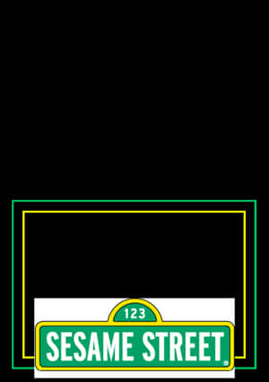 Free Sesame Street Party Ideas - Sesame Street Sign Blank PNG image with transparent background