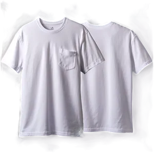 Free White T-shirt Template Mockup Png 06132024 PNG Image