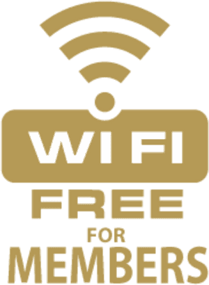Free Wi Fifor Members Sign PNG with transparent background