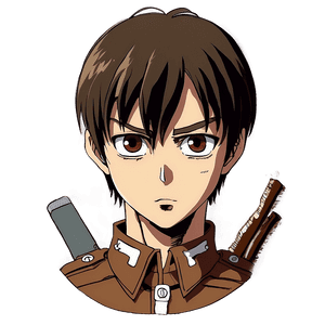 Freedom Fighter Eren Yeager PNG maj PNG