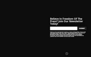 Freedomof Press Newsletter Signup PNG image with transparent background