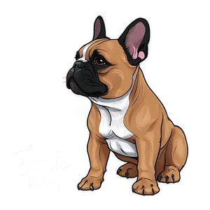 French Bulldog Outline Png 06202024 PNG Image