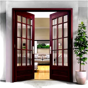 French Door Design Plan Png Ctd25 PNG Image