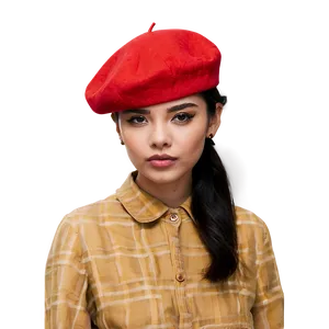 French Fashion Beret Png 06132024 PNG Image