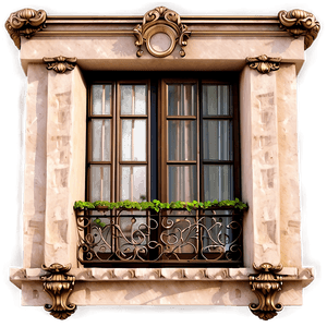 French Style Balcony PNG cup48 PNG with transparent background