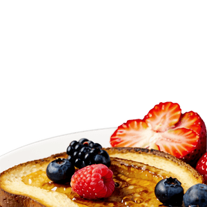 French Toast Plate PNG 05212024 PNG image with transparent background