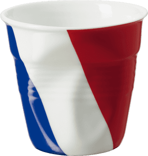 Gobelet Froissé Espresso Revol 8 Cl Drapeau Français - Revol, HD Png Download PNG with transparent background