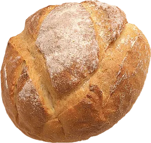 Fresh Baked Rustic Bread PNG Image