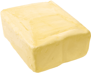Fresh Butter Block PNG image with transparent background