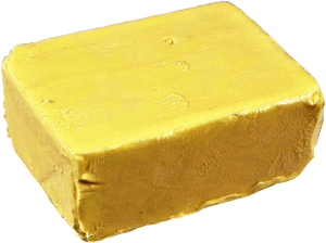 Fresh Butter Block PNG image with transparent background