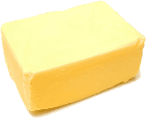 Fresh Butter Block PNG image with transparent background