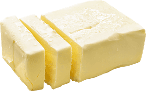 Fresh Butter Sticks PNG image with transparent background