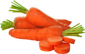 Fresh Carrotsand Slices.png PNG image with transparent background