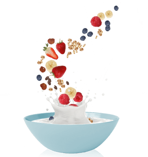 Fresh Cereal Fruit Splash PNG