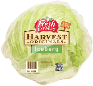 Iceberg Head Lettuce - Fresh Express Salad, HD Png Download PNG image with transparent background