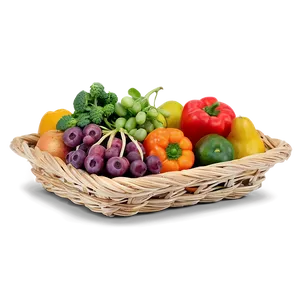 Fresh Farm Produce Basket Png 05242024 PNG Image