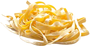 Fresh Fettuccine Pasta No Background PNG Image