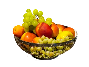 Fresh Fruit Assortmentin Bowl PNG Image