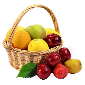 Fresh Fruit Basket Png 59 PNG Image