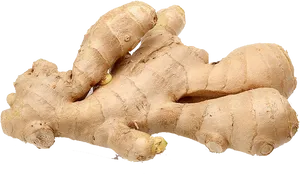 Fresh Ginger Roots PNG Image