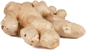 Fresh Ginger Roots PNG image with transparent background